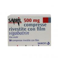 Сабрил (Вигабатрин) таблетки 500мг №50 (50 таблеток)
