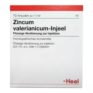 Цинк валериана инъель (Zincum Valerianicum Injeel) 1,1мл №10