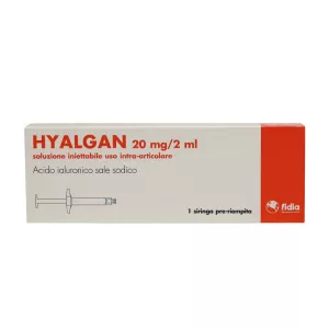 Гиалган Фидия (Hyalgan) / Гиалганбио шприц 2мл 20мг №1 (1 шт.)