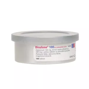 Дисулон (Дапсон 100мг + оксалат железа 200мг) табл. №100