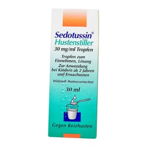 Седотуссин 30мг/мл капли 30мл для детей от 2-х лет и взр.