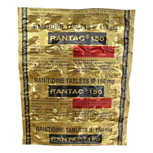 Ранитидин (аналог Зантак) Rantac 150мг таблетки блистер №30