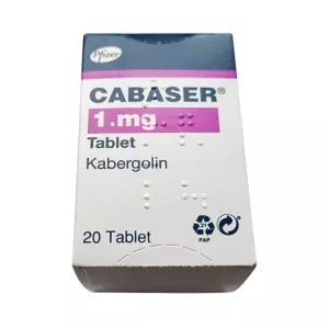 Кабазер (Cabaser, Каберголин Pfizer) таб. 1мг №20