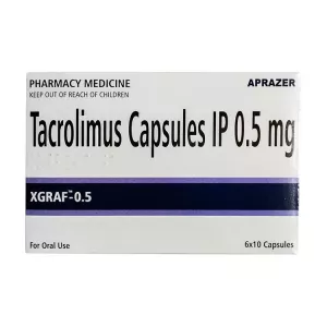 Такролимус (Xgraf 0.5) :: Програф аналог капс. 0.5мг №60!