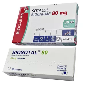 Биосотал :: Соталол Биогран Франция таб. 80мг №30