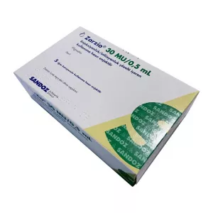 Зарсио 30 млн (Нейпоген аналог) 0,5мл №5!!! (5 шпр)