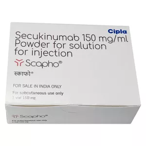 Секукинумаб Козэнтикс аналог :: Secukinumab Scapho 150мг лиофил. д/р-ра для п/к введ №1