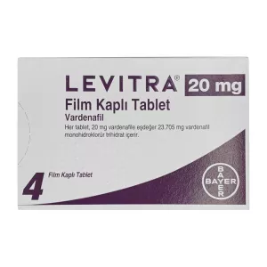 Левитра таблетки 20 мг оригинал, не дженерик! таб. №4