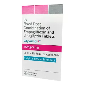 Гликсамби Glyxambi 25мг/5мг (эмпаглифлозин/линаглиптин) таблетки №90