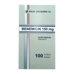 Рифампицин Benemicin 150мг капсулы №100 (аналоги Рифабутин, Эремфат, Рифадин)
