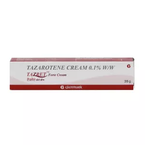 Тазаротен Tazret Forte (аналог Зорак) 0,1% крем 20г в тубе