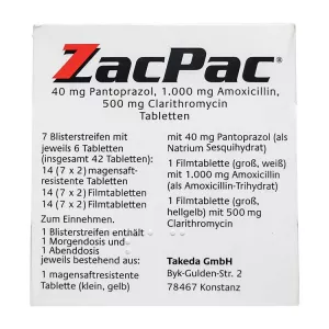 ЗакПак (Zacpac, Зак Пак)  набор табл. на 7 дней