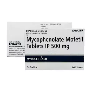 Микофенолата мофетил (Myfocept-500) 500мг табл. №60