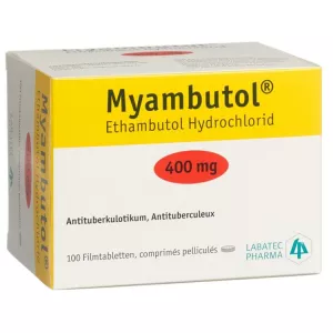 Этамбутол Миамбутол ФРАНЦИЯ Myambutol таблетки 400мг №100