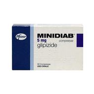 Минидиаб (Глипизид, аналог Мовоглекена) 5мг №30