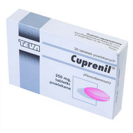 Купренил (Пеницилламин) таблетки 250мг №30