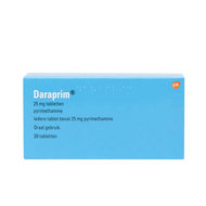 Дараприм, Daraprim (Пириметамин, Pyrimethamine) табл. 25мг №30