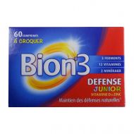 Бион 3 Кидс Кид (в Европе Bion 3 Defense Junior) с 4х лет! табл. для жевания №60
