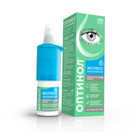 Оптинол Экспресс увлажнение 0,21% капли глазные 10мл