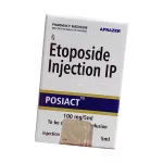 Этопозид 20мг/мл 100мг (Posiact 5мл) концентр. фл. №1