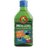 Рыбий жир Меллер раствор Moller omega 3 (Mollers) с фруктовым вкусом Европа 250мл